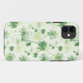 緑のヤシの木パターン Case-Mate iPhoneケース (裏面(横))