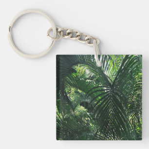 緑のヤシの木Kaychain キーホルダー
