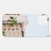 緑のヤシ建物ウンド横の白コンクリート Case-Mate iPhoneケース (裏面 (横))