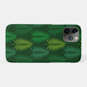 緑のヤシ離れの植物模様 Case-Mate iPhoneケース (裏面(横))