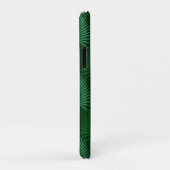緑のヤシ離れの植物模様 Case-Mate iPhoneケース (裏面/右)