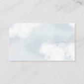 緑のユーカリおむつラッフルカードインサート 名刺 (裏面)