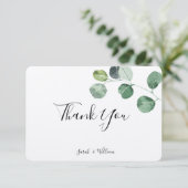 緑のユーカリのサンキューカード サンキューカード (スタンド正面)