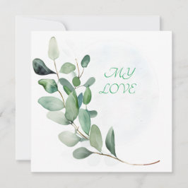 緑のユーカリの葉