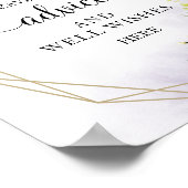 緑のユーカリアドバイスとウェルウィッシュ徴候 ポスター (角)