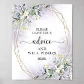 緑のユーカリアドバイスとウェルウィッシュ徴候 ポスター (正面)