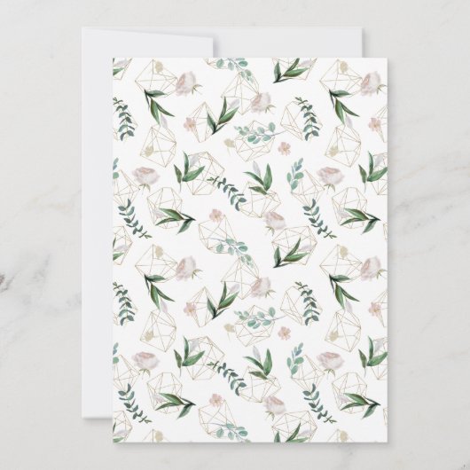 緑のユーカリブライダルシャワーの変化 (裏面)