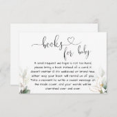 緑のユーカリ図書要求エンクロージャカード エンクロージャーカード (正面/裏面)