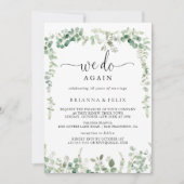 緑のユーカリ我々は再び誓いを立てる 招待状 (正面)