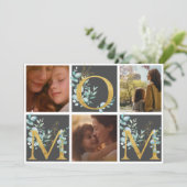 緑のユーカリ母3枚の写真母の日 シーズンカード (スタンド正面)