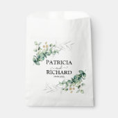 緑のユーカリ結婚プス フェイバーバッグ (正面)