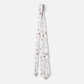 緑のユーカリ結婚プタスフローラのgroomsmen贈り物 ネクタイ (裏面)