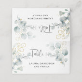 緑のユーカリ緑のフローラ園 プレイスカード (外部開封)