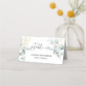 緑のユーカリ緑のフローラ園 プレイスカード (正面)