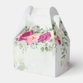 緑のユーカリ色マゼンタ牡丹バラカスタム フェイバーボックス (裏面サイド)