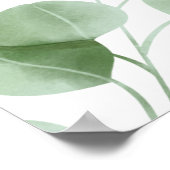 緑のユーカリ離れスの人々は我々の結婚ように ポスター (角)