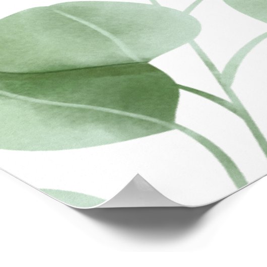 緑のユーカリ離れスの人々は我々の結婚ように ポスター