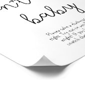 緑のユーカリ – 言わないベビーポスター ポスター (角)