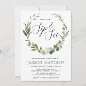 緑のユーカ男女兼用リをすすって見る 招待状 (正面)