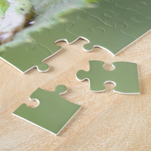 緑のヨーロッパのアマガエルの終わり ジグソーパズル (側面)