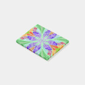 緑のライト葉 ポストイット (アングル)