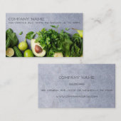緑のライフスタイルの健康な生命名刺 名刺 (正面/裏面)