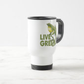 緑のライブ トラベルマグ (正面右)