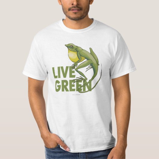 緑のライブ Tシャツ (正面)