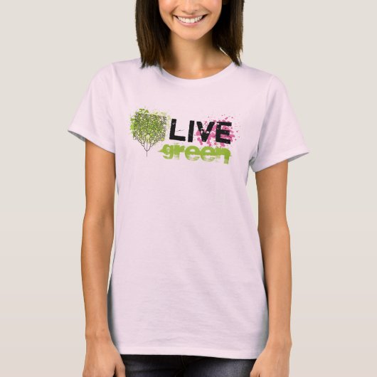 緑のライブ Tシャツ (正面)