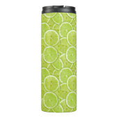 緑のライムの切れのパターン タンブラー (裏面)