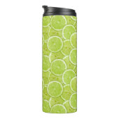 緑のライムの切れのパターン タンブラー (回転右)