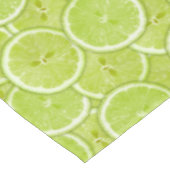 緑のライムの切れのパターン テーブルクロス (アングル)