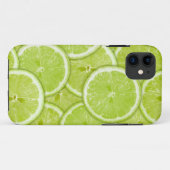 緑のライムの切れのパターン Case-Mate iPhoneケース (裏面(横))