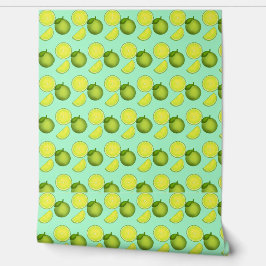 緑のライムパターン 壁紙