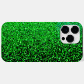 緑のラスター2辺01.b黒BG Case-Mate iPhoneケース (裏面 (横))