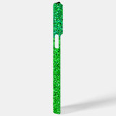 緑のラスター2辺01.b黒BG Case-Mate iPhoneケース (裏面 / 右)