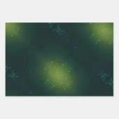 緑のラップと散水 ラッピングペーパーシート (正面2)