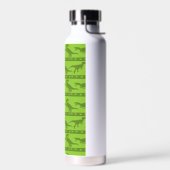 緑のラプターパターン ウォーターボトル (左面)