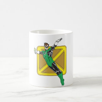 緑のランタンが腕を伸ばす コーヒーマグカップ