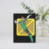 緑のランタンが腕を伸ばす ポストカード (スタンド正面)