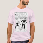 緑のランタンでリングや輪、白黒を削除 Tシャツ (正面)