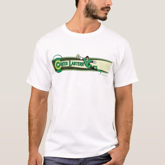 緑のランタンとロゴ Tシャツ (正面)
