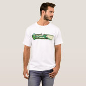 緑のランタンとロゴ Tシャツ (正面フル)
