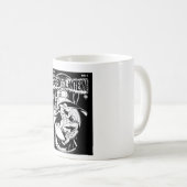 緑のランタンと戦うケープと黒と白 コーヒーマグカップ (正面右)