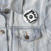 緑のランタンのスプレーの記号 缶バッジ (インサイチュ)