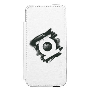 緑のランタンのスプレーの記号 iPhone SE/5/5sウォレットケース
