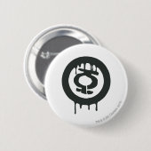 緑のランタンのペンキの記号 缶バッジ (正面&裏面)