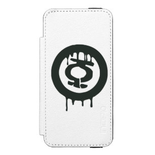 緑のランタンのペンキの記号 iPhone SE/5/5sウォレットケース