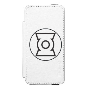 緑のランタンのロゴ12 iPhone SE/5/5sウォレットケース