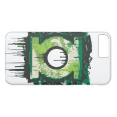 緑のランタングラフィティシンボル Case-Mate iPhoneケース (裏面(横))